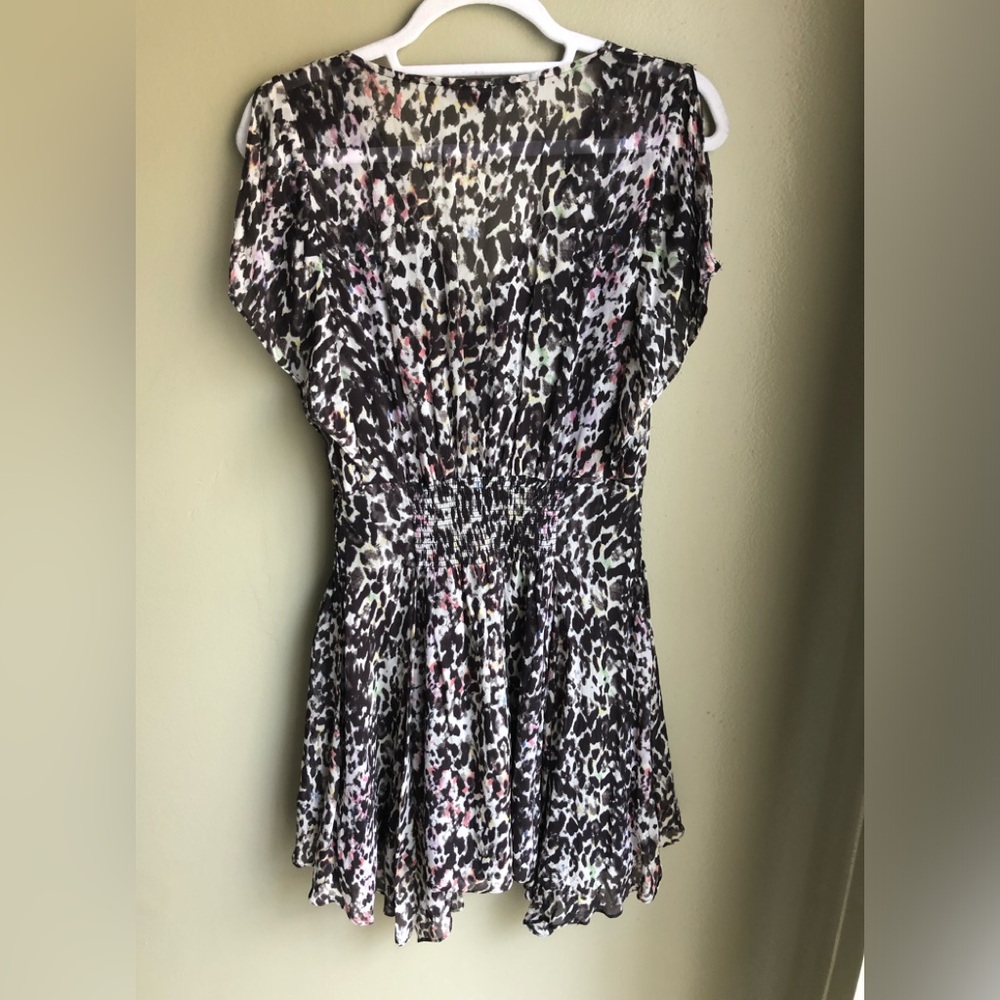 ALLSAINTS Malley Leofall Leopard Print Dress Size: M - Picture 5 of 16